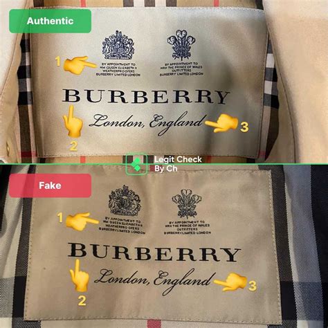 burberry's real or fake|genuine burberry label.